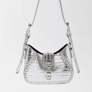 NWT urban outfitters Devon bag silver